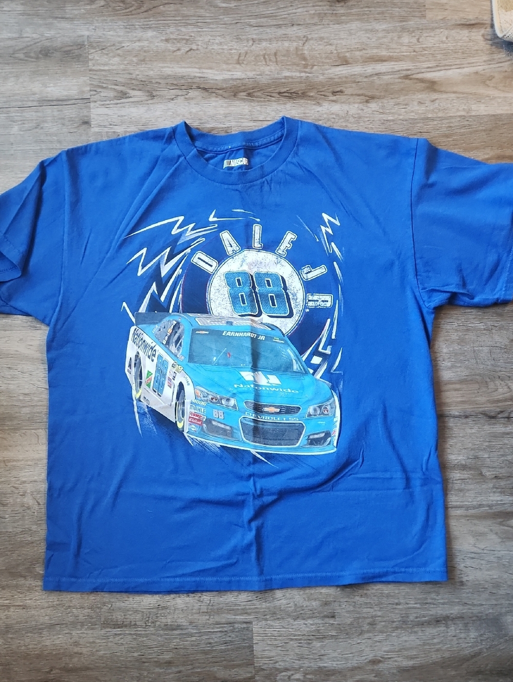 Nascar Blue Dale Jr. 88 Graphic Short Sleeve Tee